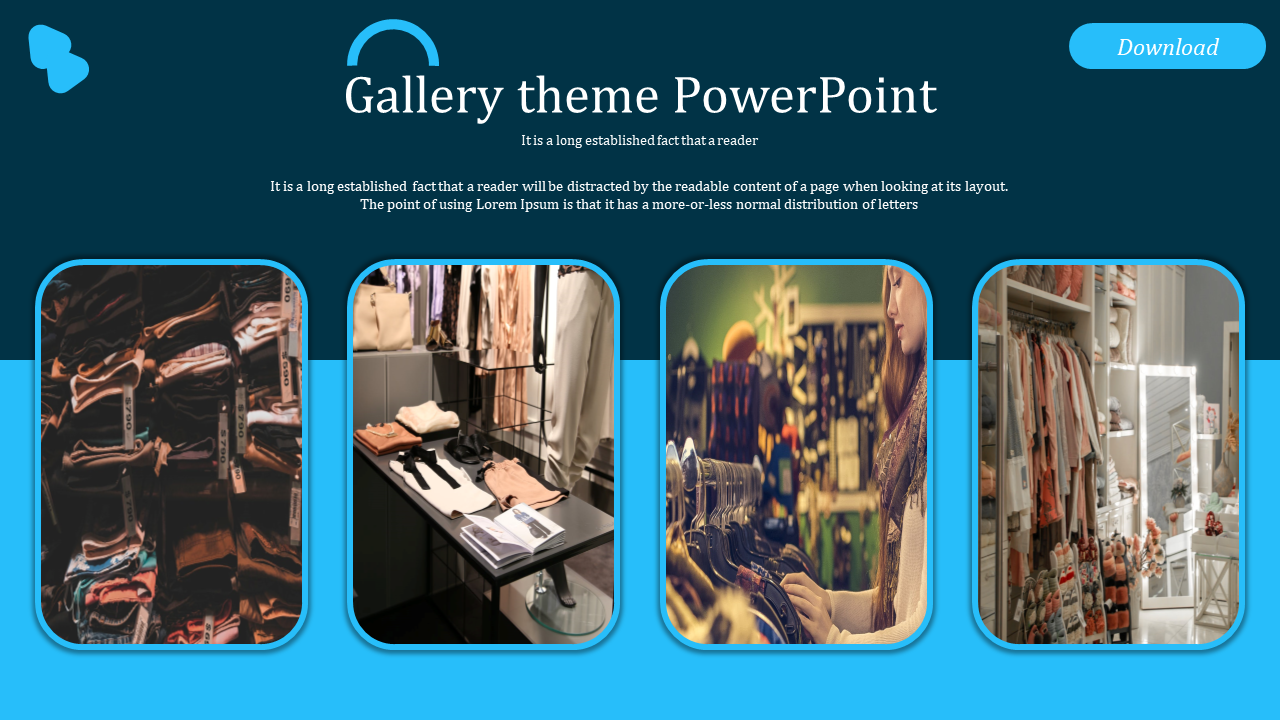 gallery theme powerpoint